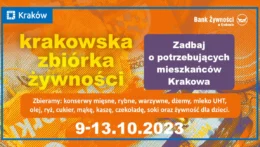 Startuje Krakowska Zbiórka Żywności 09-13.10.2023