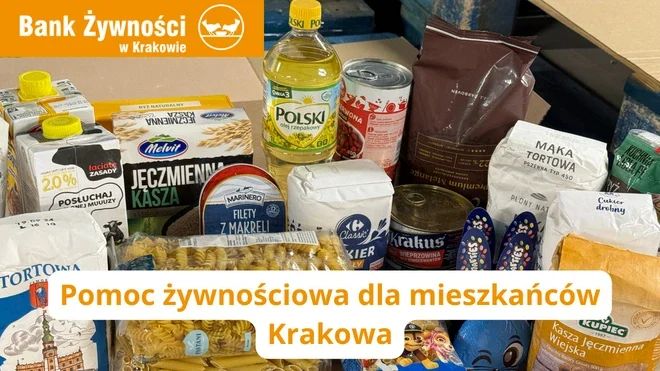 Pomoc żywnościowa dla mieszkańców Krakowa