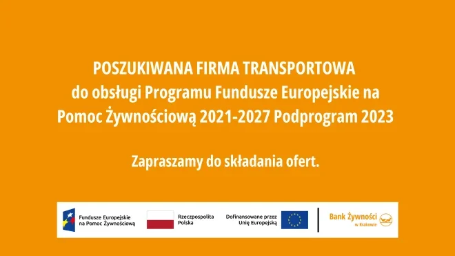 POSZUKIWANA FIRMA TRANSPORTOWA