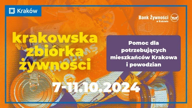 Krakowska Zbiórka Żywności w tym roku również pomaga powodzianom.