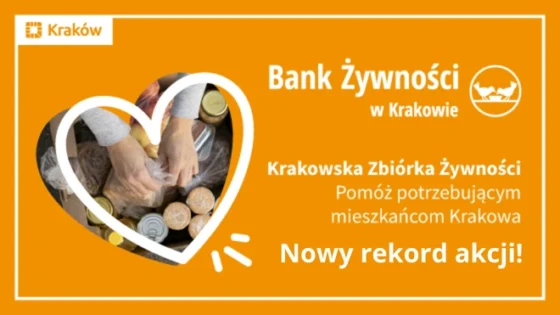 Rekordowy wynik Krakowskiej Zbiórki Żywności 2025!